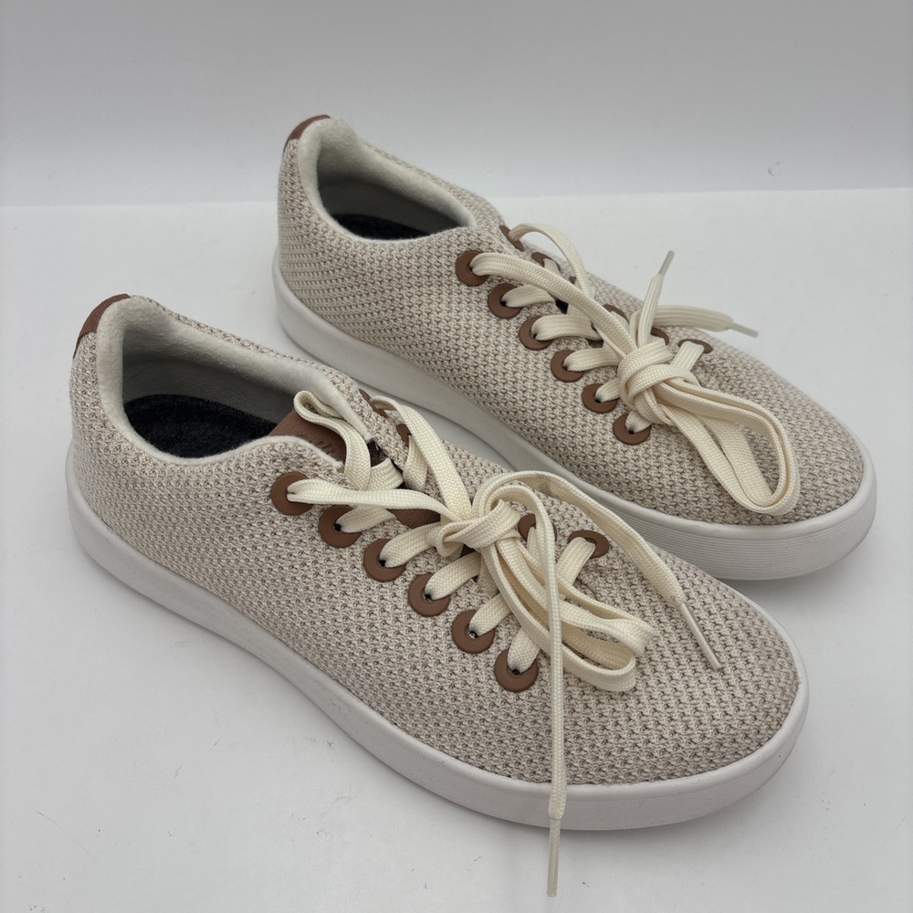 Allbirds Tree Pipers Chalk White Eucalyptus Tree Fiber Sneakers Womens 8 TP W8